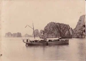 TONKIN - 7 photographies 1890 Baie d'Along par Dieulefils Indochine Vietnam Asie - Picture 1 of 8
