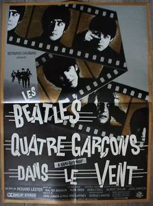 VIER JUNGEN IM WIND Filmplakat 53x40 Movie Poster DIE BEATLES - Bild 1 von 1
