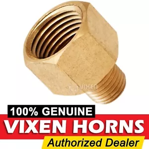 EXPANSOR DE ROSCA DE LATÓN HEMBRA 1/4" NPT MACHO A 1/2" NPT ACCESORIO F/CUERNO/TANQUE VXA1412 - Imagen 1 de 2