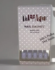 Red Aspen Press On Nails ISLA’S POIS DOT pressa quadrata corta su trattini per unghie - Foto 1 di 1
