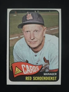 Tarjeta de béisbol 1965 Topps #556 Red Schoendienst SP (EX+) Bargin Bin - Imagen 1 de 2
