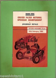 #D264. SYDNEY SPEEDWAY PROGRAM 24th Feb. 1968, GRAND FINAL - Picture 1 of 1