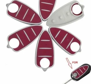 Gummi 3 Tasten Cover Schlüsselhülle FÜR ALFA ROMEO MITO GIULIETTA Italien - Bild 1 von 1
