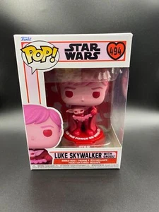 Funko POP! #494 Star Wars Luke Skywalker with Grogu Valentines Day Edition NEU  - Bild 1 von 6