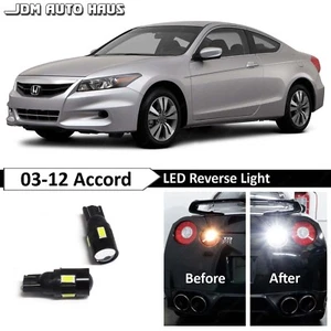 White High Power Reverse Backup LED Light Bulb Fits Honda Accord 2003-2012 Coupe - Bild 1 von 12