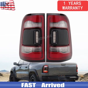 Pair Fit For Dodge RAM 1500 2019-2022 Rear LED Tail Lamp Lights Driver Passenger - Picture 1 of 11