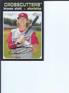 Bryson Stott 2020 Topps Heritage Minors - Picture 1 of 1