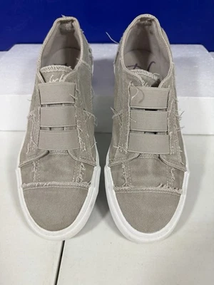 Blowfish Mujer 8.5 Malibu Marley Bronceado Envejecido Lona Sin Cordones Taupe Foto 1 de 4