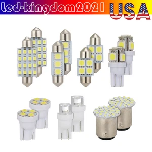 Kit 14 Piezas Luces LED T10 36mm Interior Coche Accesorios Mapa Domo Matrícula L - Imagen 1 de 12