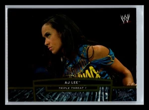 AJ Lee - 2013 Topps WWE Triple Threat Tier 1 #TT17-1 - WRESTLING CARD DIVAS HOT - Picture 1 of 2