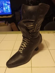 9 1/2" Gusseisen Hexen Stiefel Bank - Bild 1 von 8