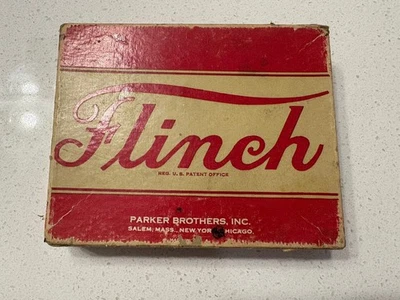 1938 Parker Brothers "Flinch" Card Game Audited Complete With Instructions VTG - Image 1 of 4