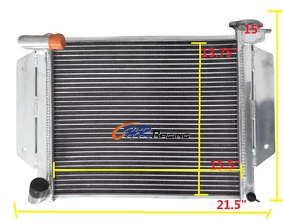 Radiador de alumínio fluxo cruzado 3 fileiras MG MGB 1.8L MT 1968-1972 1969 1970 1971 - Imagem 1 de 4