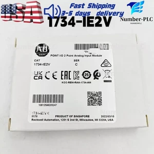 NEW - Allen-Bradley 1734-IE2V SER C 2 Point Analog PLC Input Module 1734IE2V AB - Picture 1 of 5