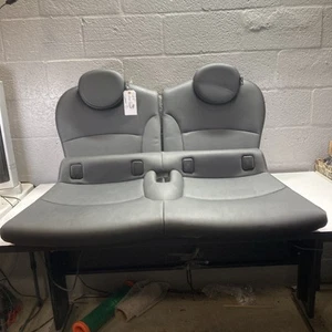 2008-2014 Mini Cooper Clubman Complete Rear Interior Seat Set Black Leather OEM - Picture 1 of 17