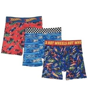 Hot wheels Athletic Boxer Brief Underwear Mattel Boys' 3-Pack - Picture 1 of 2