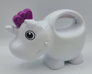 Kids Plastic Hippopotamus Light Up Sounds Battery Operated Flip Top Flashlight - Picture 1 of 9