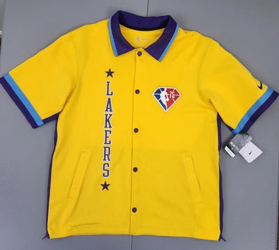 Chaqueta Dri-FIT Nike Los Angeles Lakers Showtime City Edition para hombre talla grande  Foto 1 de 4