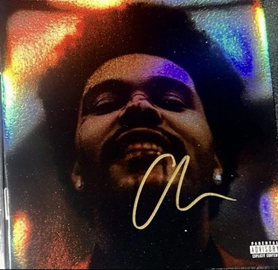 CD The Weeknd Hand Signed Holographic Booklet Collectible After Hours Autograph - Image 1 of 3