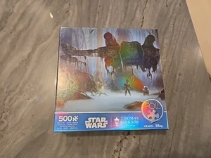Star Wars Thomas Kinkade Do Or Do Not, There Is No Try Foil 500 Puzzle New Ceaco - Picture 1 of 6
