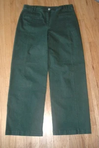 Jeans verdes de pierna ancha MAEVE by Anthropologie talla 31 ¡EXCELENTE ESTADO! - Imagen 1 de 7
