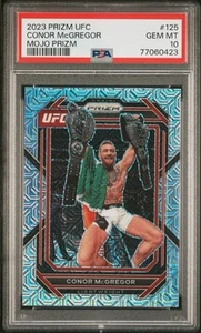 CONOR MCGREGOR 2023 PANINI PRIZM UFC MOJO/25 PSA 10 - Imagen 1 de 3