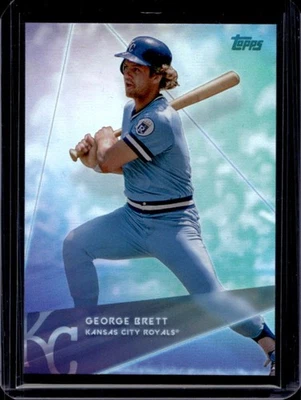 2020 Topps x Steve Aoki George Brett Rainbow Foilboard #40 Royals - Image 1 of 2