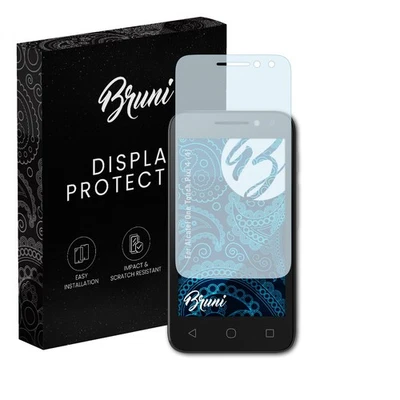 Bruni 2x Protective Film for Alcatel One Touch Pixi 4 (4) Screen Protector - image 1 of 4