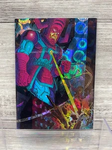 Tarjeta de papel aluminio Marvel Silver Surfer 1992 imágenes de cómic #8 IN THE BEGINN - Imagen 1 de 2