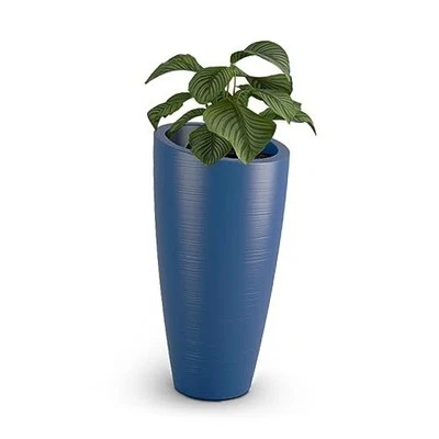  Inc. Modesto 32in Tall Planter - - 16in L x 16in W x 32in H 32 in Neptune Blue - Image 1 of 4