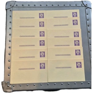  US Postage 3 Cent PostCard Liberty In God We Trust Pre Stamp Post  Lot Of 12 - Picture 1 of 4