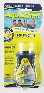 Aquachek Yellow Test Strips 511244 Swimming Pool Chlorine PH Alkalinity 50Ct - Picture 1 of 2
