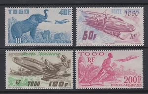 FRANCE COLONIES TOGO PA 17 18 19 20 N** SUP MNH ELEPHANT AVION 46€ - Picture 1 of 1