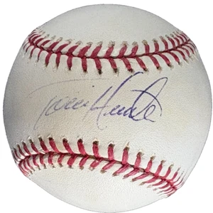 Torii Hunter Minnesota Twins Autographed OML Baseball MLB Authentication - Picture 1 of 9