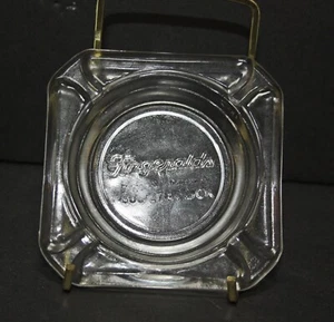 Ashtray Clear Fitzgeralds Glass Vintage Casino Hotels Downtown Square 3.75 Diam - Picture 1 of 2