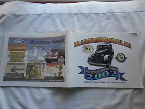 2002-AACA EASTERN DIVISION NATIONAL FALL MEET HERSHEY BOOK MAGAZINE-90 + PAGES - Picture 1 of 1