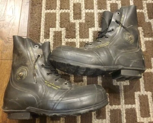 WELL BUILT VINTAGE 1980 US ARMY BATA BOOTS COLD WEATHER SIZE US13R ONLY ONE!!!!! - Picture 1 of 10