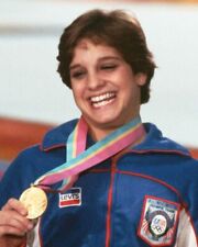 1984 Summer Olympics MARY LOU RETTON Glossy 8x10 Photo Gold Medal Print USA