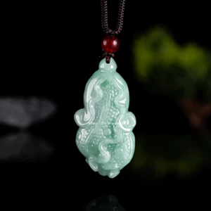 Natural Myanmar A-Grade Jade Cabbage, Lettuce, Wealth Pendant, Jade Pendant - Picture 1 of 4