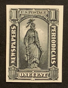 Travelstamps: US STAMPS SCOTT #PR81p4 1 Cent Plate Proof on Card LH