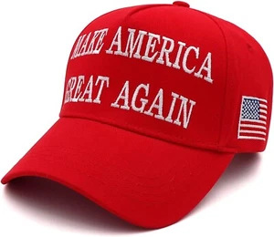 50 Stück Trump MAGA President ROT Mütze 45-47 Baseball Cap Make America Great Again - Bild 1 von 9