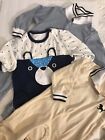 Lot Of 3 Unisex Baby Clothes / Long Sleeve Cotton Baby Romper Cozy Collection