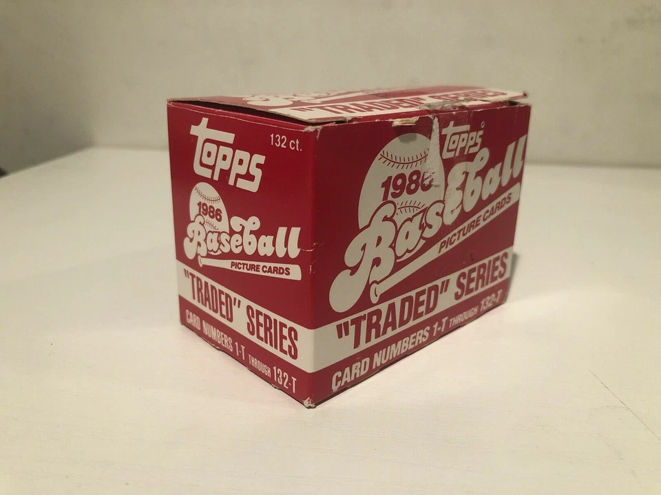 1986 TOPPS TRADED BASEBALL MLB SET BREAK - Image 1 of 1
