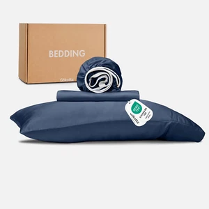 Twin XL Sheet Sets, 100% Rayon Derived from Bamboo Sheets Twin XL Size,Soft Brea - Picture 1 of 8