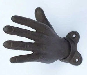 2: Curtain Tieback Hand Wall Hook Cast Iron Metal Window Drape Hanger Tie Backs - Picture 1 of 12