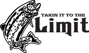 FISH 1/80 DECAL VINYL GRAPHIC POLE BAIT CAR TRUCK SUV AUTO TRAILER SEMI VEHICLE - Bild 1 von 2