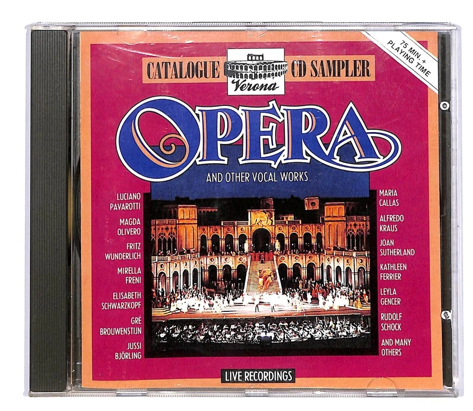 Opera Catalogue CD Sampler and Other Vocal Works CD VG - Image 1 of 1