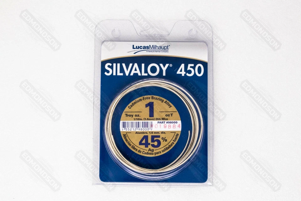 Lucas Milhaupt 98000 SILVALOY 450, 45% prata, 1 onça troy. - Imagem 1 de 1