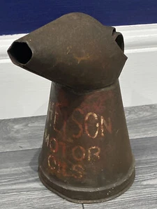 RARE EARLY THELSONS MOTOR OIL JUG - Foto 1 di 12