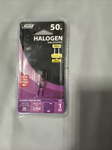 NEW Feit Electric Bulb 50 Watt 120 Volt GY6.35 Base Factory Sealed - Picture 1 of 3